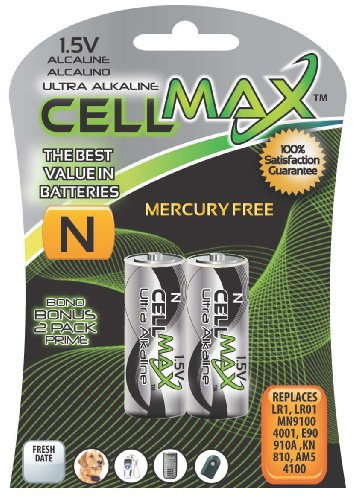 Cell Max Long Lasting N Super Alkaline Blister of 2 (CM-LR1-BP2)