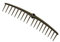 Stea s.n.c. 001 Rastrello 18 Denti senza Manico
