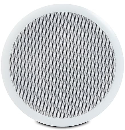 Power Dynamics CSPB5 5 Ceiling Speaker 100V Line - White | Flush-Mount Commercial In-Ceiling Speaker with Spring Clips, 3W/6W Tappings, ABS Frame, for Offices, Restaurants, and PA Systems