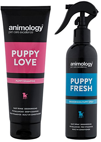 Animology Puppy Love Shampoo and Fresh Refreshing Spray Set