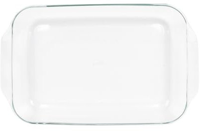 Pyrex Bakeware 15 by 10 by 2-inch Rectangular, Clear