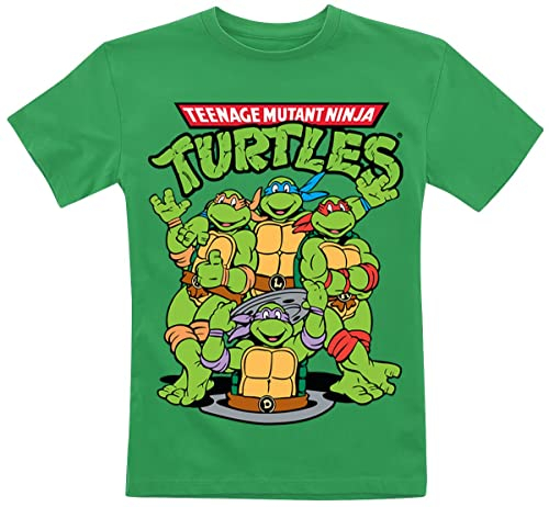 Teenage Mutant Ninja Turtles Group Unisex T-Shirt grün 122/128