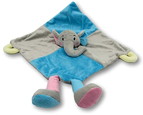 Duckshop Baby geeignetes Schnuffeltuch Schmusetuch Kuscheltuch Elefant/Stofftier Plüschtier Kuscheltier