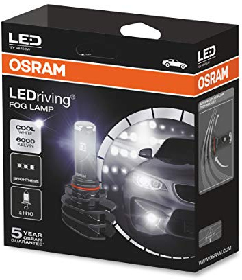 Osram Ledri Ving Fog Lamp H10 LED Fog Light 9645CW, Off, 12 V, Collapsible box (Pack of 2)