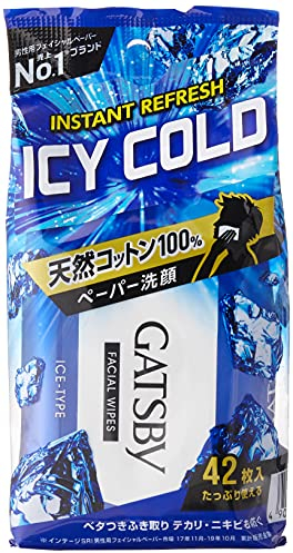 GATZBY Facial Paper Ice Type 42 sheet (japan import)