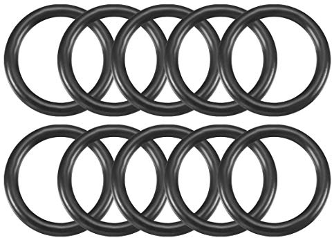 sourcing map Packung mit 10 Nitrilkautschuk Oringe metrische Dichtung 23mm AD 17mm ID 3mm Breite