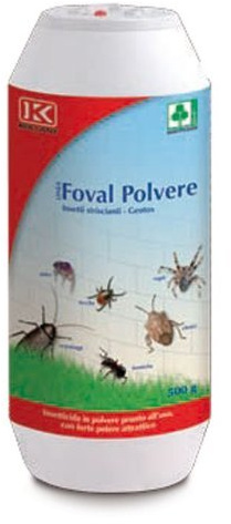 Insetticida In Polvere per Formiche/Scarafaggi Foval 500Gr