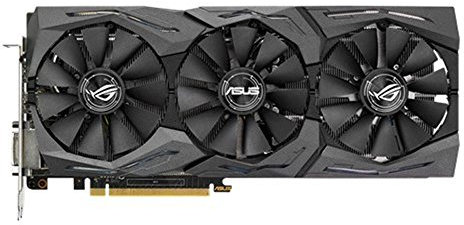 Asus ROG Strix GeForce GTX1060-O6G Gaming Grafikkarte (Nvidia, PCIe 3.0, 6GB GDDR5 Speicher, HDMI, DVI, Displayport)