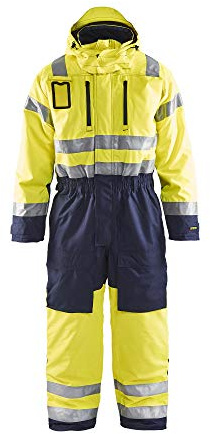 Blaklader 67631977 WINTER INSGESAMT HOHES VISUM, Gelb/Marine, grootte C62