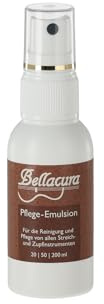Bellacura Pflege-Emulsion Standard - 50 ml Pumpspray – Reinigungs- und Pflegemittel für glanzlackierte Saiteninstrumente | Made in Germany
