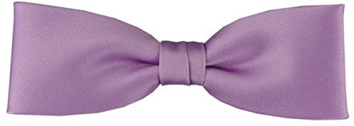 TigerTie vorgebundene schmale Fliege Uni einfarbig + Box