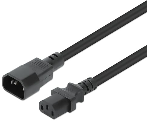 MANHATTAN ICOC 03-NC-05 - Cavo prolunga VDE C13 F a C14 M 5 m nero