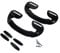 Ufixt For 2 X AEG, Ariston, Baumatic, Beko, Belling and Bosch Universal Black Plastic Fridge Freezer Door Grab Handle