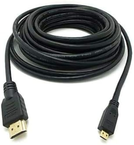 Dragon Trading® - cavo video HDMI HD micro, extra lungo, 3 m, per fotocamera GoPro HERO3, HERO3+, HERO4 versione Black e Silver