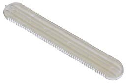GARDINIA Curtain Rail Connector, Ideal for Guide Rail, for Connecting 13 mm Aluminium Rails, 6.3 cm Length, Plastic, Clear