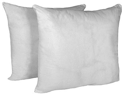 MERINO BETTEN 2er Set Kopfkissen 50x70 | Innenkissen | Schlafkissen | Füllkissen mit Reißverschluss