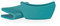 Le Creuset Set de 2 poignées, Silicone, Adaptables, Résistantes à la Chaleur Jusqu'à 250°C, Bleu Caraïbes, 93010300490000
