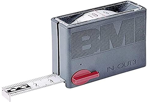 BMI 404351010 Taschenbandmaß in-Out mit Teilung, 3 m