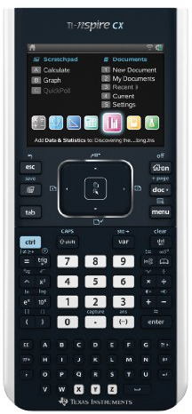 TEXAS INSTRUMENTS CX von Texas Instruments m.Color-Display, schwarz/weiß
