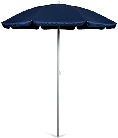 PICNIC TIME ONIVA - Sombrilla de playa para exteriores de 5.5 pies, sombrilla pequeña para patio, sombrilla para silla de playa (azul marino)