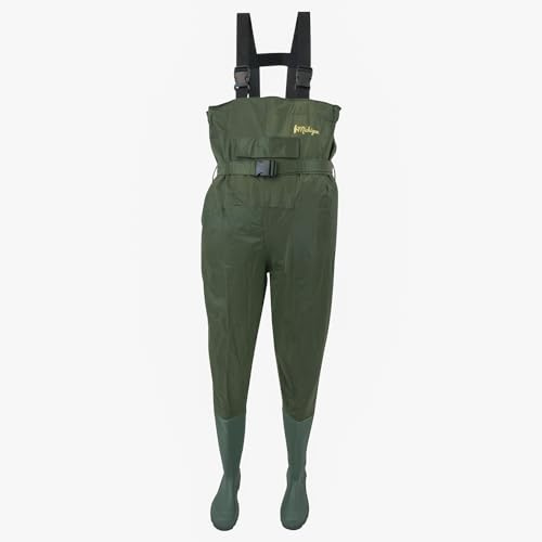 Michigan Nylon Chest Waders Including Belt - OLIVE SIZE 12