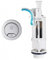 Macdee 2 Dual Flush Kayla Pneumatic Outlet Valve + Kara 72mm Chrome Dual Flush Button