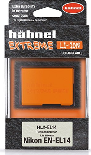 Lithium Ion Rechargeable Battery for Nikon DSLR – Compatible with Nikon Coolpix P7000 / Bridge, Coolpix P7700/ P7800, D3100, D3200/ D3400, D5100/ D5200/ D5400 & P700 (Bridge/SLT) - Shock Absorbing