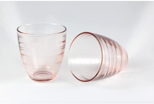 Pasabahce Lot de 6 verres à eau et à jus Rose 280 ml