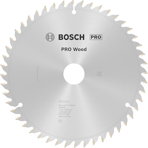 Bosch 2608640430 - Disco da Sierra Circolare, Optiline Wood, 210 x 2.0 x 30 D: 48 WZ/N, Grigio, 210 x 30 x 2.0 mm