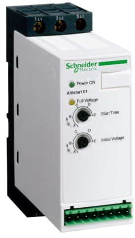 Schneider Electric ats01 N125ft ATS01 arrancador Progressive, 3 Phase, 2.2 – 11 kW Motor Power, 25 A, 110 – 480 V, 50/60 Hz