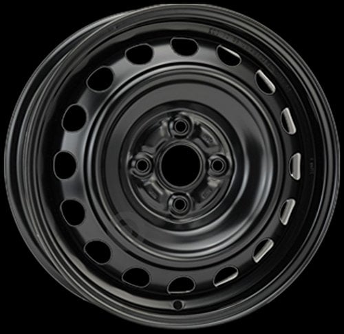 ALCAR SF7615 Stahlfelge 15 Zoll, Schwarz oder Silber, für Toyota Yaris III (850L), Personenkraftwagen, Rad