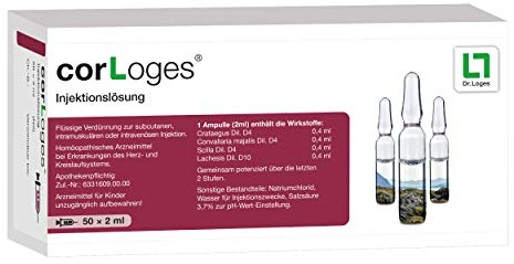 Cor Loges Injektionslösung Ampullen 50X2 ml