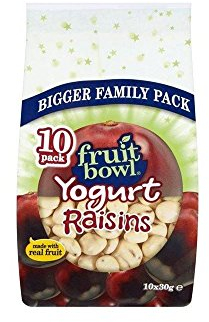 Fruit Bowl Fruit Flakes Raisins with Yogurt Coating (10x30g)