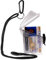 Witz STRANDSAFE - Wasserdichter Badesafe transparent [1 Stück] Strandbox Schwimmsafe mit Karabinerhaken und Nylonschnur
