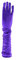 Zac's Alter Ego®, guanti lunghi in raso, per travestimento formale viola Purple