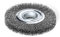 Lessmann Rundbürste ø 250 mm (gewellter Stahldraht, Breite 32-37 mm, zum Entfernen von Rost / Farben / Schmutz, Aufrauen von Oberflächen) 377162