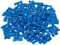 Goobay 17006 Flachsteckhülsen, Kabelschuh, isoliert, Blau, 6,4 mm 1,5 - 2,5 mm², 100stk