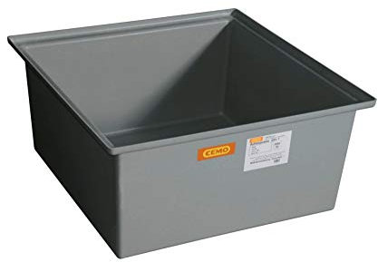 CEMO | GFK-Boden-Auffangwanne | 1 x 200-l-Fass | ohne Zulassung | ohne Gitterrost