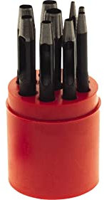 Peddinghaus 8017000001 Locheisensatz 9-teilig, Durchmesser 2-10mm