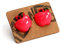 Apfel Ohrstecker Obst Ohrringe - 2 Stück - Retro Party Sommer Ohrring