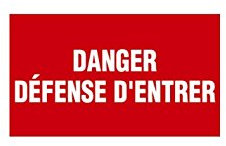 Panneau Propriété privée défense d'entrer - Rigide 330x200mm - 4160528