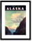 The Art Stop TRAVEL TOURISM ALASKA STATE MOUNTAIN SNOW ICE ARCTIC USA FRAMED PRINT F97X6971