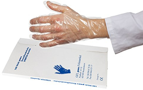 neoLab 1-4000 Einmalhandschuhe PE, Herrengröße (100-er Pack)
