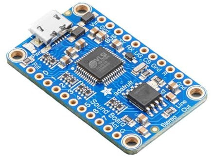 Adafruit Audio FX Mini-Soundboard - WAV/OGG Trigger mit 16MB Flashspeicher - Bausatz