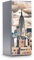 Kühlschrank Designfolie I Dekosticker für Kühlschrankfront - Sticker Aufkleber selbstklebend I Tattoo Küche - Design: Skyline NYC