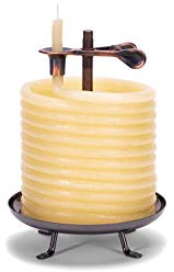 Candle by the Hour 60-Hour Candle, Eco-Friendly Natural Beeswax with Cotton Wick