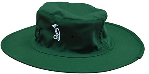 Kookaburra Kricket-Sonnenhut Medium flaschengrün