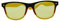 Folat 30802 – Deutschland Brille, Blues Brothers, Schwarz, Rot, Gold, mit gelbgetönten Gläsern, Sonnenbrille, WM, EM, Fußball, Ballermann, Karneval, Motto Party, Gartenparty, Public Viewing