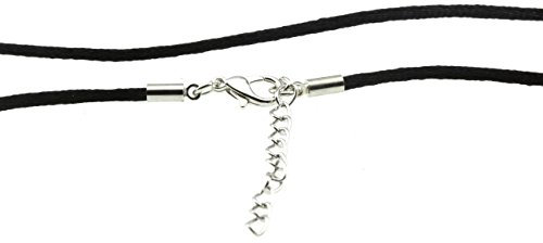 Embolden Jewelry Silk Satin Cord Rope Necklace Chain with Hypoallergenic Clasp - 14 16 18 20 22 24 26 28, Silk