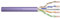 Digitus 305m Cat 6 Network Cable - U/UTP Simplex - Halogen-Free - 250MHz - PoE+ Compatible - Ethernet Cable - Purple